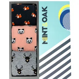 Mint & Oak Men Pack Of 3 Calf-length Socks image 1