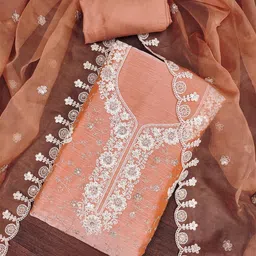 MANVAA Embellished Unstitched Dress Material-image-83