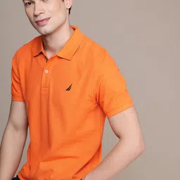 Nautica Polo Collar Pure Cotton T-shirt-picture-25