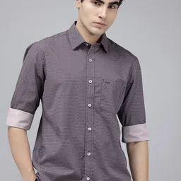 ColorPlus Printed Pure Cotton Casual Shirt-picture-24
