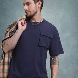 The Roadster Life Co. Men Pure Cotton Relaxed Fit T-shirt-picture-18