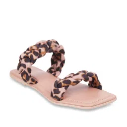 Metro Women's Peach Casual Sandals image 2