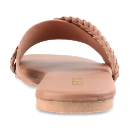 Metro Women's Pink Cross Strap Sandals image 5