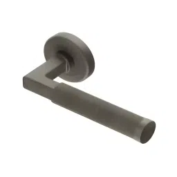 Ebco Mortise Door Handle Brass Zen On Rose 2 Antique Brass Finish and ⌀50 mm Keyhole, MDHBZ-KH50-R2-AQ-picture-14
