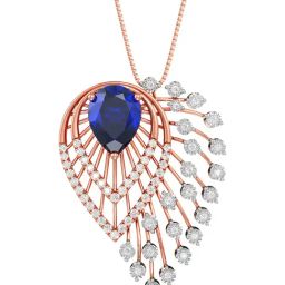 Joyalukkas 18k Gold & Diamond Pendant with Chain for Women-picture-21
