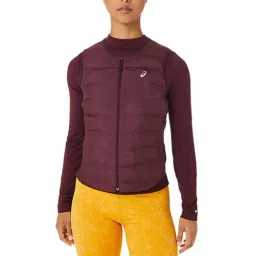 Asics Maroon Padded Vest Jacket-picture-30