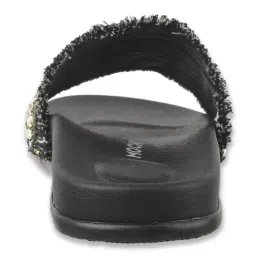 Mochi Women's Black Casual Sandals image 5