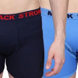 Vimal Jonney Assorted Cotton Regular Fit Trunks - Pack of 2-picture-18