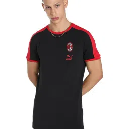 Puma Black Cotton Regular Fit T-Shirt-image-98