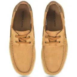 Woodland Men's Camel Boat Shoes image 4