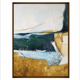 The Art House Abstract Multicolor Canvas Wall Painting image 2