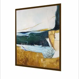 The Art House Abstract Multicolor Canvas Wall Painting image 3