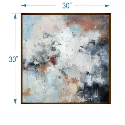 The Art House Abstract Multicolor Canvas Wall Painting image 5