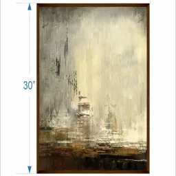 The Art House Abstract Multicolor Canvas Wall Painting image 5