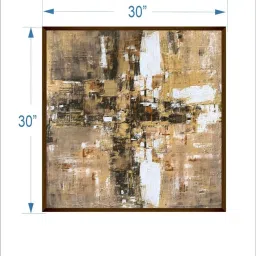 The Art House Abstract Multicolor Canvas Wall Painting image 5