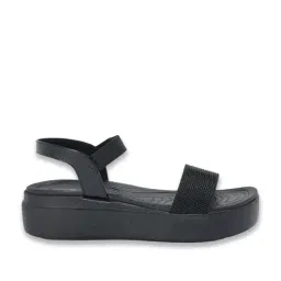 Forever Glam by Pantaloons Women's Black Ankle Strap Sandals-picture-26