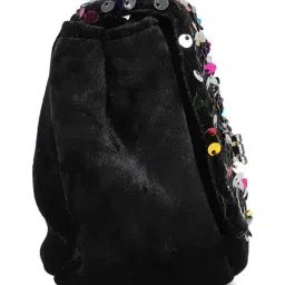 Inc.5 Black Embellished Medium Cross Body Bag image 5