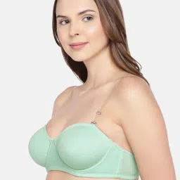 Inner Sense Green Under Wired Non Padded T-shirt Bra image 3