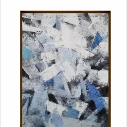 The Art House Abstract Multicolor Canvas Wall Painting image 2