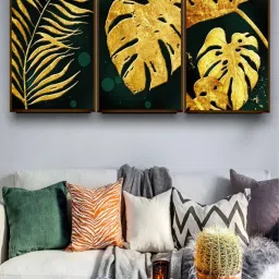 The Art House Abstract Multicolor Canvas Wall Painting image 1