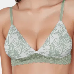 Inner Sense Green Under Wired Padded Bralette Bra (Pack Of 2) image 3
