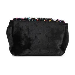 Inc.5 Black Embellished Medium Cross Body Bag image 4