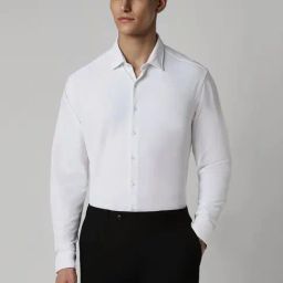 Van Heusen White Slim Fit Shirt-picture-1