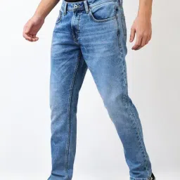 Spykar Men Regular Fit Mid Rise Cotton Casual Jeans image 3