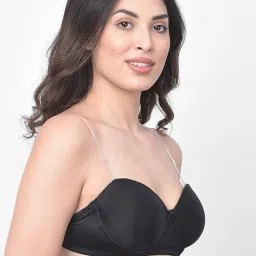 Clovia Black Padded T-Shirt Bra image 4
