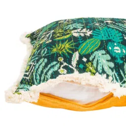 Chumbak Cosy Thicket Green Cushion Cover - Set of 1 image 3