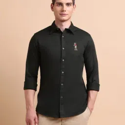 U.S. Polo Assn. green Logo Shirt-image-65