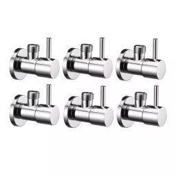 Fastgear Turbo Angle Valve Stainless Steel Chrome Finish Silver, FG2075 (Pack of 6)-picture-26