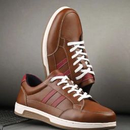 Clog London Men's Brown Casual Sneakers-picture-4