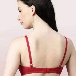 Enamor Red Non-Wired Padded T-Shirt Bra image 2