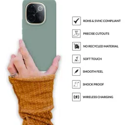 Sprig Back Cover for IQOO Z9S PRO (Green) image 4