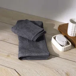 Monte Carlo Oslo Dark Grey 350 GSM Cotton Bath Towel-picture-10