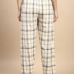 Kryptic Pack Of 2 Checked Pure Cotton Relaxed Fit Lounge Pants image 4