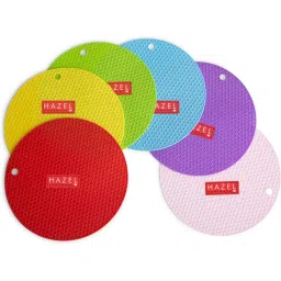 HAZEL Multicolor Silicon Hot Mat - Set of 3 image 2