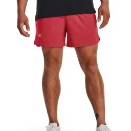 Under Armour Red Slim Fit Sports Shorts-image-61