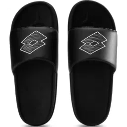 Lotto Men's Enduro Plus Black & White Slides image 3