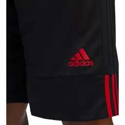 Adidas TMS REV SHORT Black Regular Fit Self Pattern Sports Shorts image 5