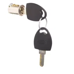 Ebco Premium Lock Core With Regular Non Folding Keys Nickel Plated Finish Metal Body and Standard Core, P-LC1-RK-2-Key-picture-31