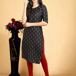 7Threads Women Pack Of 6 Ethnic Motifs Printed Daily Straight Kurta-picture-33