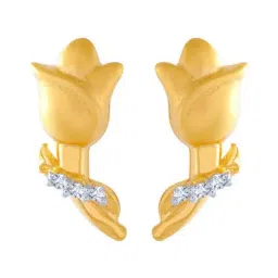 P.C. Chandra Jewellers 14 kt Gold Earrings-picture-20