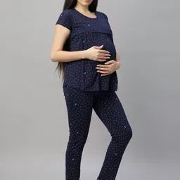 DZZO Women Printed Night suit image 5