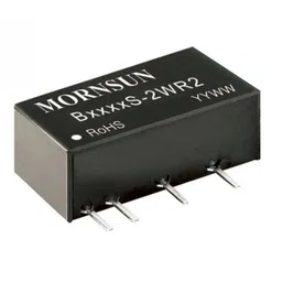 B2412S-2WR2 Mornsun 24V to 12V DC-DC Converter 2W Power Supply Module - Miniature SIP Package image 1