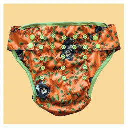 Elly Belly Reusable cloth diaper Button Closure Free Size (03 Months to 3 Years) - Bear Printed-picture-21
