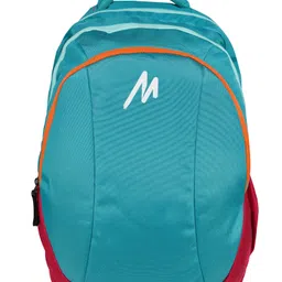 Mike Bags Bounce Laptop Backpack Aqua Blue & Pink - Height 18 Inches-picture-27
