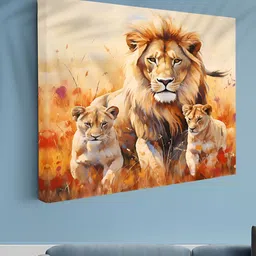 Myntra Elegant Homes Multicoloured 1 Piece Canvas Wall Paintings image 3