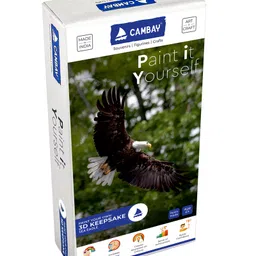CAMBAY 3D Sea Eagle Paint it Yourself Kit Souvenirs Memory Gem Gift image 2